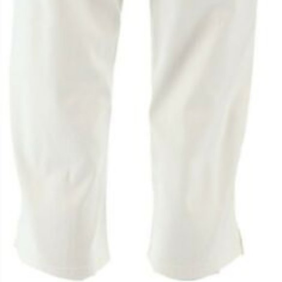 NWT DENIM & CO ACTIVE SPORTY ZIP PULL ON CAPRI XS - Picture 6 of 11